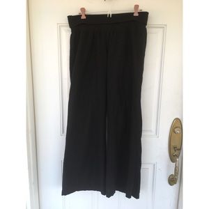 Old Navy Linen straight leg w/ elastic waist band